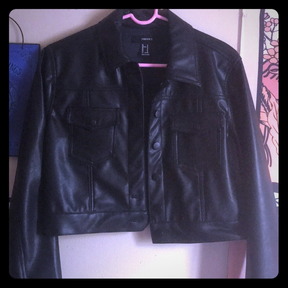 Forever 21 leather jacket
